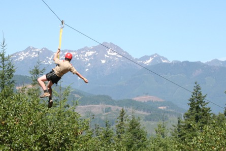 Zipline at Camp Hahobas