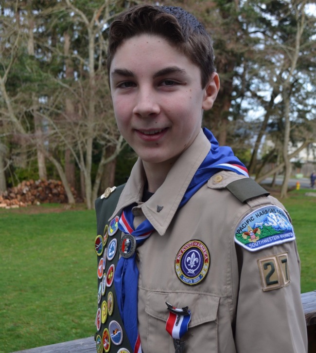 Eagle Scout Tristen Reid