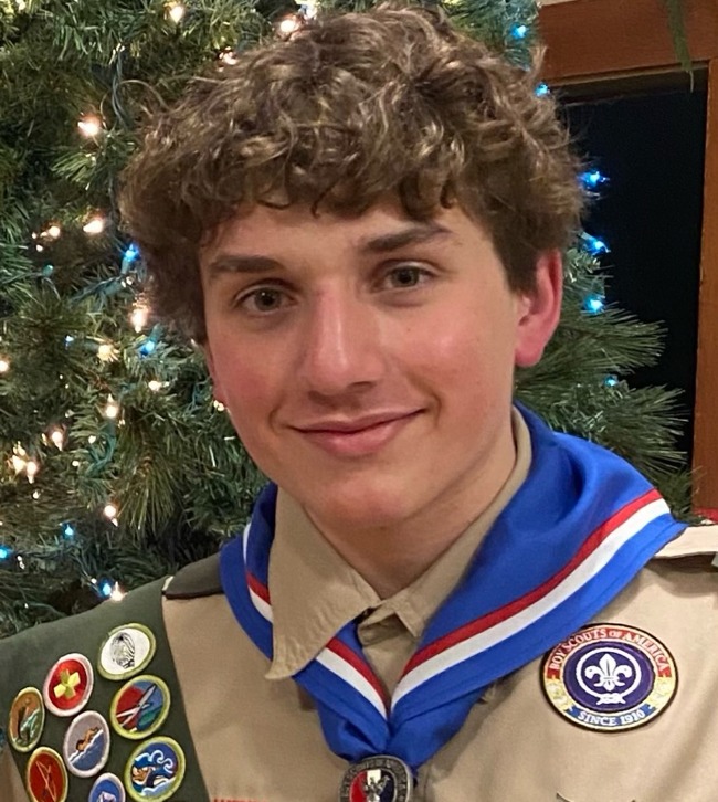 Eagle Scout Curtis Carlson