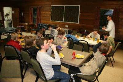 Dinner time at camp Ramblewood